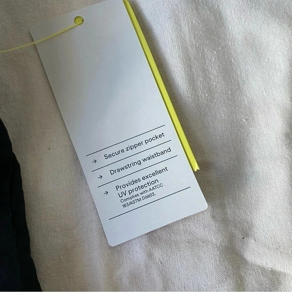 all in motion solid lined black crinkle  shorts - Picture 9 of 11